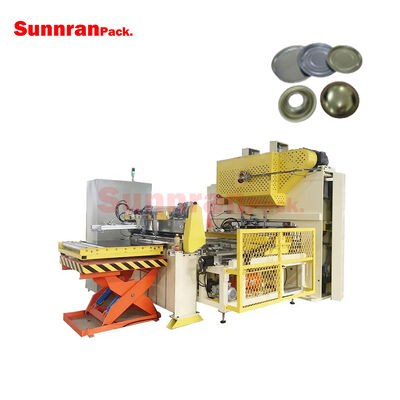 Automatic Metal Lid Can Top Bottom Making Line Tin Can Production Line