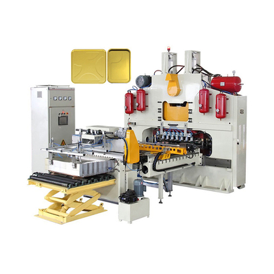 خط تولید رنگ درب قوطی با سرعت بالا For Square End Making-80EPM